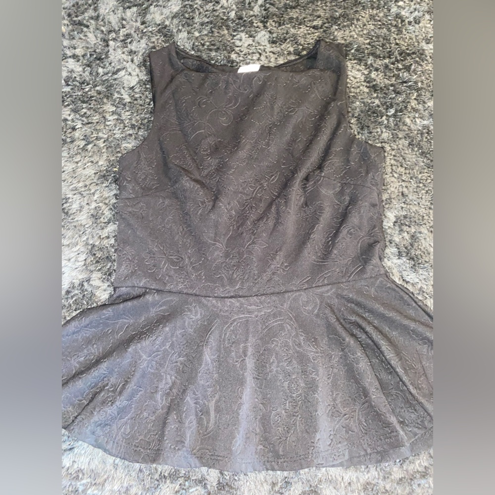 Black dress top